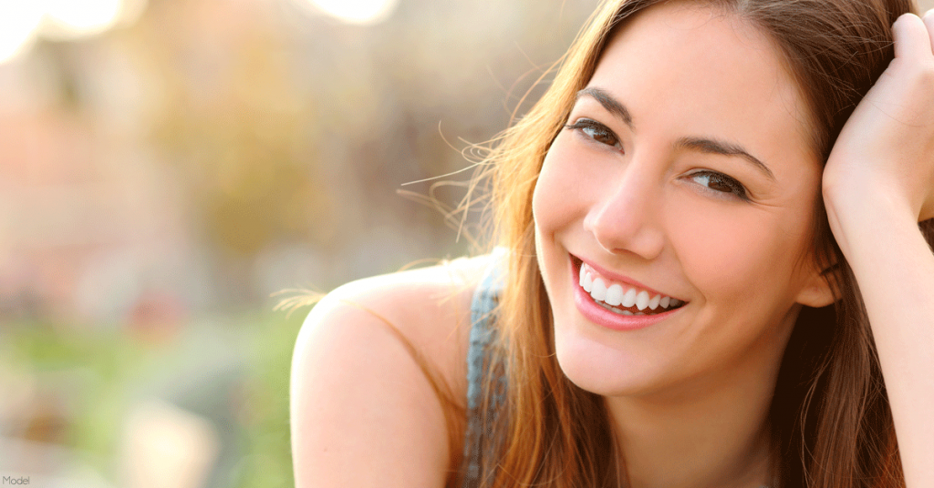 Smiling woman