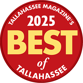 Tallahassee Magazine 2025 Best of Tallahassee badge